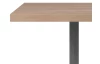 Barový stôl Quadrato 70x70 cm, dub sonoma/nerez