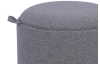 Taburet zmeniteľný na odkladací stolík Turner, stredne šedá látka