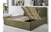 Posteľ Domango 180x200 cm, olivovo zelená látka