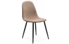 Jedálenská stolička Alisa, svetlo hnedá štruktúrovaná látka