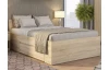 Posteľ so zásuvkami Carlos 140x200, dub sonoma