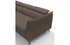 Rohová sedacia  súprava Mango,  hnedá látka, ľavý roh