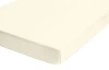 Napínacie prestieradlo Jersey Castell 140x200 cm, krémové