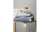 Froté ručník Quattro, tencel, grafitový, kocky, 50x100 cm