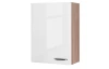 Horná kuchynská skrinka Valero H60-89, dub sonoma/biely lesk, šírka 60 cm