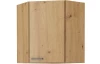 Horná rohová kuchynská skrinka Modena 60/60 cm, dub artisan/čierna