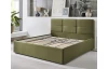 Posteľ Domango 180x200 cm, olivovo zelená látka