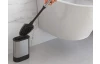 WC kefa plochá so stojanom Cleany, nerez