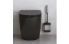 WC kefa plochá so stojanom Cleany, nerez