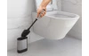 WC kefa plochá so stojanom Cleany, nerez