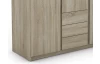 Šatníková skriňa Carlos, dub sonoma, 152 cm