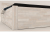 Posteľ s úložným priestorom Tema Box 180x200 cm, bielený buk