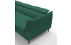 Rohová sedacia súprava Mango,  zelená látka, ľavý roh