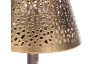 Dekoračný svietnik tvar lampa, medený