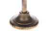 Dekoračný svietnik tvar lampa, medený