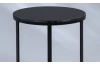 Okrúhly konferenčný stolík Boston 50 cm, černý