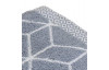 Osuška Prisma 67x140 cm, grafitová, geometrický vzor