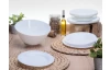 Jedálenský servis (19 dielov) Legio, biely