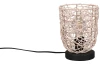 Stolná lampa Lovis, ratan