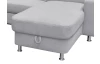 Sedací souprava 7433, svetlo šedá látka, tvar ľavej U, s funkciami