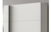 Šatníková skriňa Bern, extra šírka 360 cm/extra výška 236 cm, biela