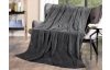 Flanelová deka Cashmere Dots 150x200 cm, antracitová