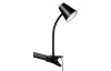 Čítacia lampička so štipcom LED Pongo, čierna