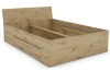 Posteľ so zásuvkami Carlos 140x200, dub artisan