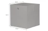 Úložný box Alfa, svetlo šedý