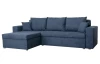 Rohová sedacia súprava Samba II, tmavo modrá látka
