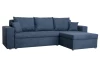 Rohová sedacia súprava Samba II, tmavo modrá látka