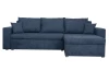 Rohová sedacia súprava Samba II, tmavo modrá látka