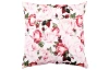 Dekoračný vankúš Ruže 45x45 cm, bielo-ružový