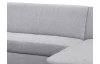 Sedacia súprava 7433, svetlo šedá látka, tvar ľavej U, bez funkcií