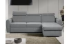 Rohová sedacia súprava Mistic, holubia šedá látka