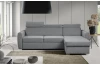 Rohová sedacia súprava Mistic, holubia šedá látka