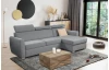 Rohová sedacia súprava Mistic, holubia šedá látka