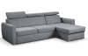 Rohová sedacia súprava Mistic, holubia šedá látka