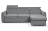 Rohová sedacia súprava Mistic, holubia šedá látka