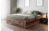 Posteľ Astral 140x200 cm, vintage optika dreva