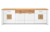 Široká komoda Matera, 220 cm,starý dub/biela