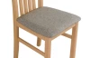 Jedálenská stolička Ontika, dub sonoma/šedo-béžová látka