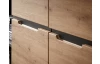 Univerzálna skriňa s policami Memphis, 75 cm, dub artisan/grafit