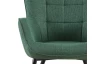 Kreslo Hannah, zelená tkanina