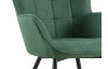 Kreslo Hannah, zelená tkanina