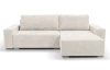 Rohová sedacia súprava Anafi, svetlo krémová látka