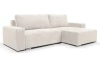 Rohová sedacia súprava Anafi, svetlo krémová látka