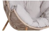 Zaoblené záhradné kreslo Robert Single, béžové