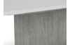 Jedálenský stôl Paulo 160x90 cm, biely/beton, rozkladací