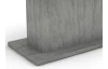Jedálenský stôl Paulo 160x90 cm, biely/beton, rozkladací